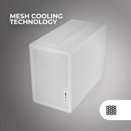 Mars Gaming MC-XPS mATX White - vue 3