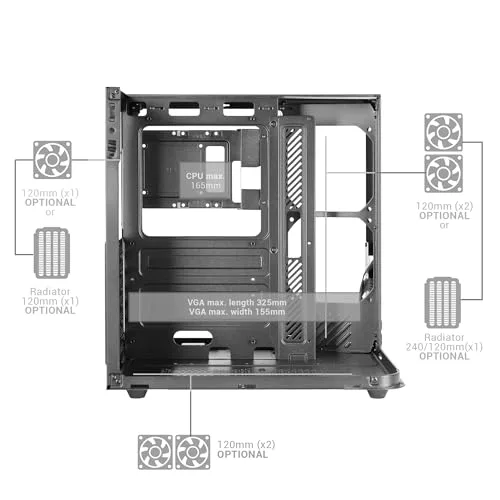 Mars Gaming McInfiniolite ATX White - vue 7
