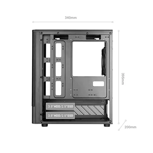Mars Gaming McOnyx mATX RGB - vue 8