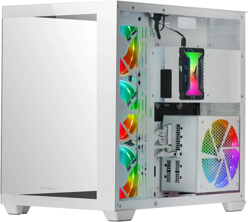 Mars Gaming MCV4 Tower XXL E-ATX White - vue 2