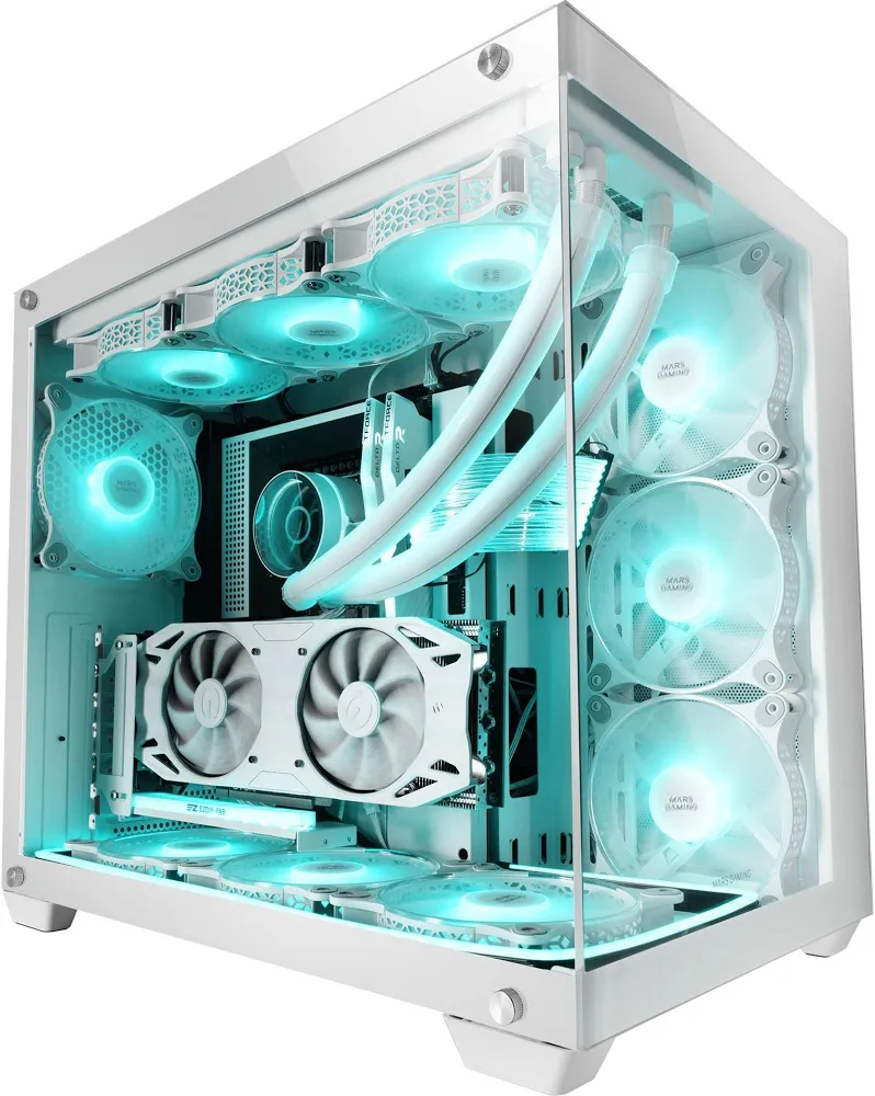 Mars Gaming MCV4 Tower XXL E-ATX White - vue 3