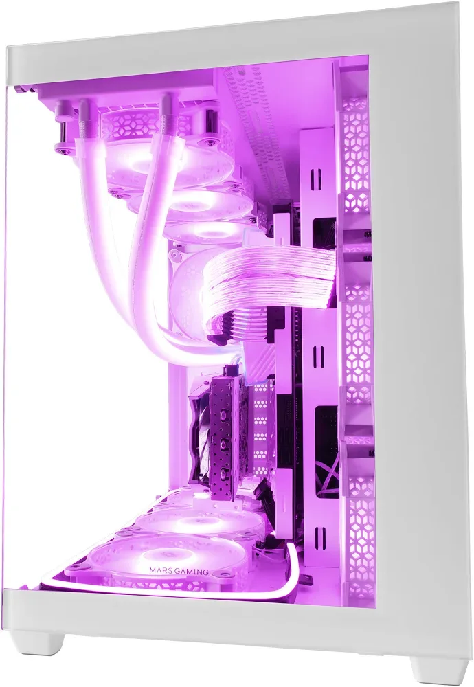 Mars Gaming MCV4 Tower XXL E-ATX White - vue 4