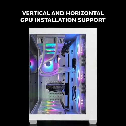 Mars Gaming MCV5 White ATX RGB - vue 7
