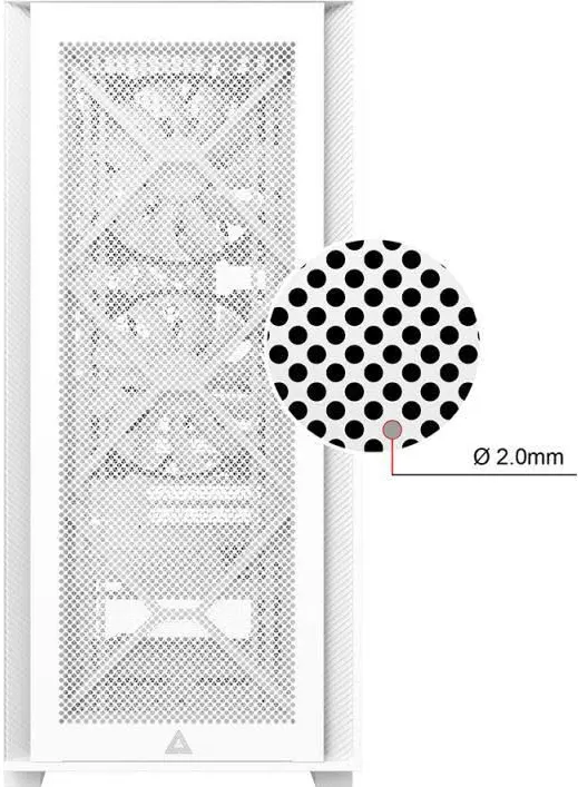 Montech AIR 1000 LITE White - vue 3