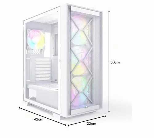 Montech Air 1000 Premium ATX RGB White - vue 8