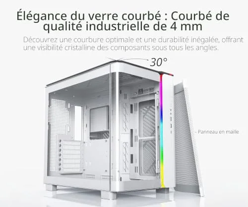 Montech King 95 mATX White - vue 2