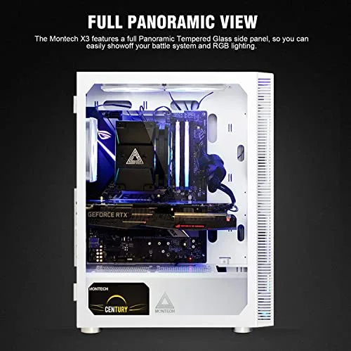 Montech X3 White ATX - vue 4