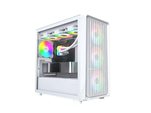 Montech X5M White ATX RGB - vue 2