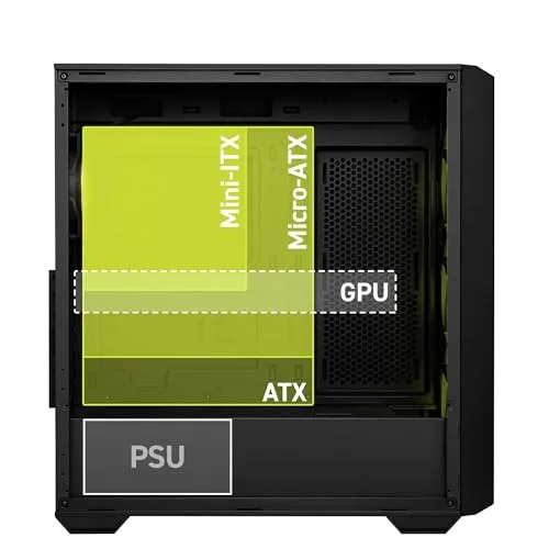 MSI MAG FORGE 330R AIRFLOW mATX - vue 4