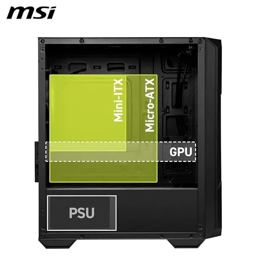 MSI MAG FORGE M120R AIRFLOW mATX RGB - vue 4