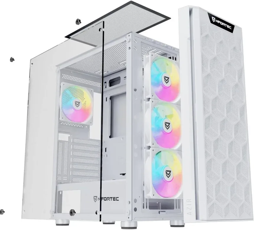Nfortec Azir White ATX - vue 4