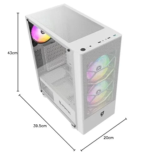 Nfortec Caelum White ATX RGB - vue 8