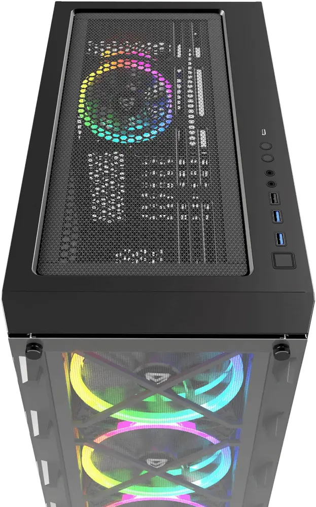 Nfortec DRACO X Black ATX - vue 4