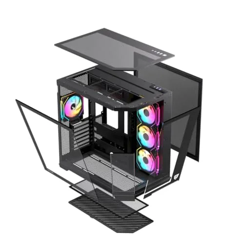 Nfortec Pulsar ATX RGB - vue 3