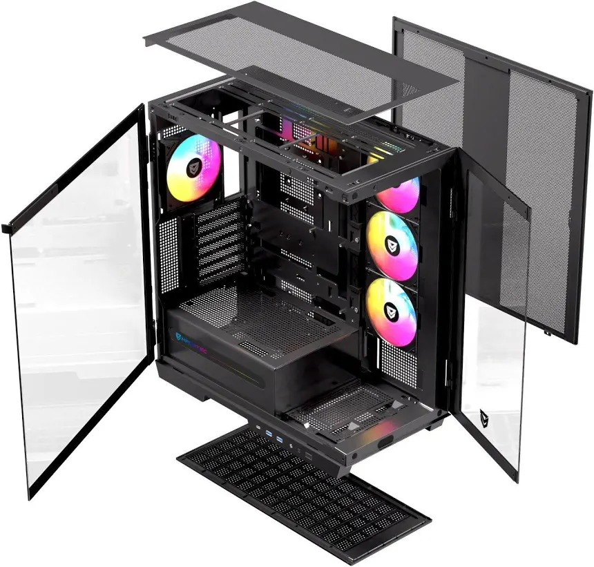 Nfortec Ursa ARGB E-ATX RGB - vue 3