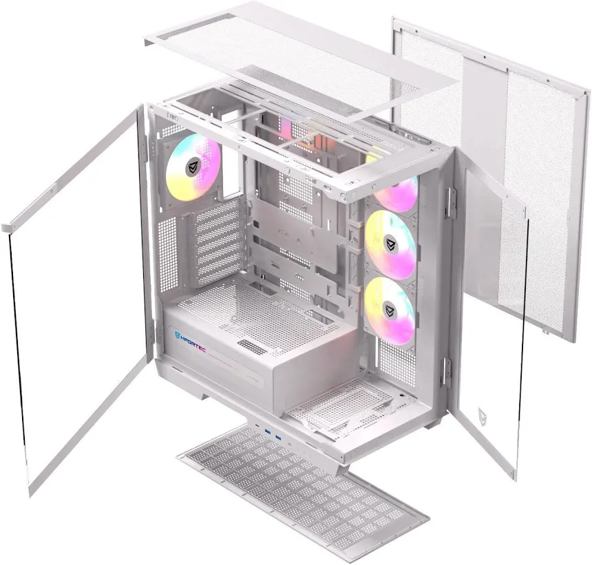 Nfortec Ursa ARGB E-ATX White - vue 3