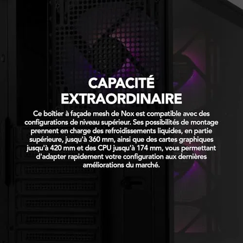 Nox Hummer AERO ATX RGB - vue 5