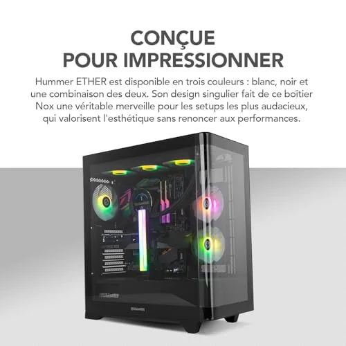 NOX Hummer ETHER mATX - vue 5