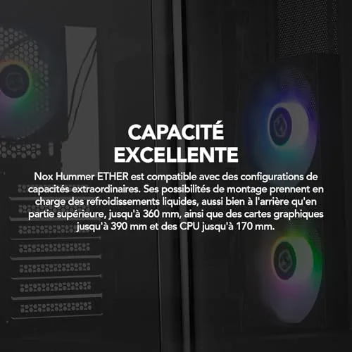 NOX Hummer ETHER mATX - vue 8