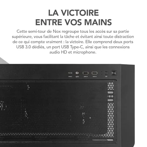 NOX Hummer ETHER mATX - vue 9