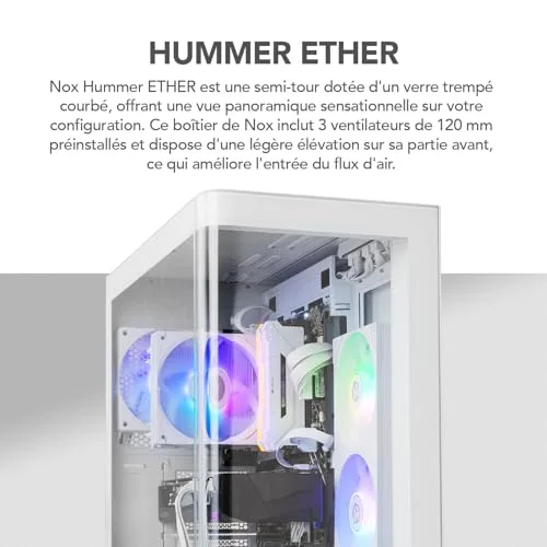 NOX Hummer ETHER mATX - vue 4