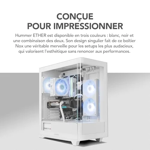 NOX Hummer ETHER mATX - vue 5