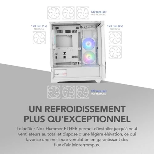 NOX Hummer ETHER mATX - vue 7