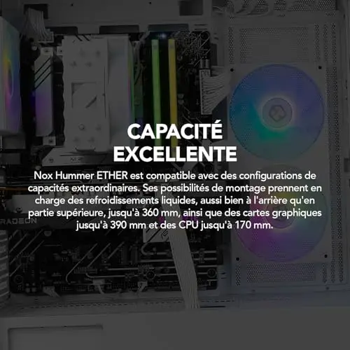NOX Hummer ETHER mATX - vue 8