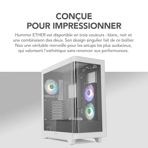NOX Hummer ETHER mATX - vue 5