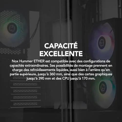 NOX Hummer ETHER mATX - vue 8
