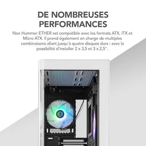 NOX Hummer ETHER mATX - vue 9