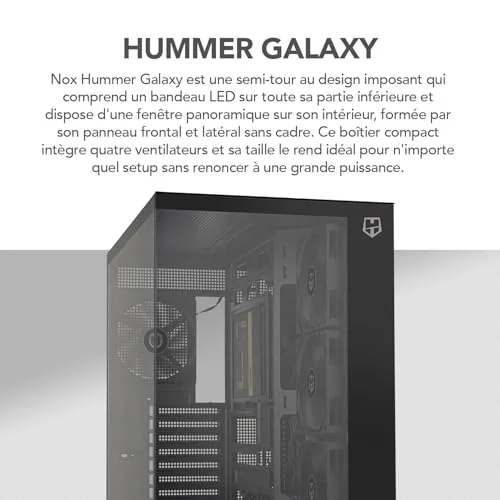 NOX Hummer Galaxy ARGB ATX - vue 4