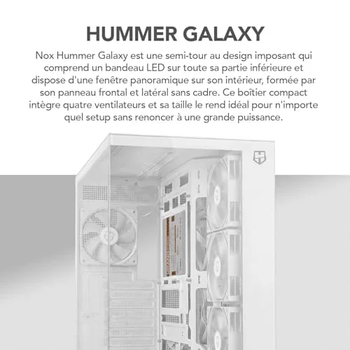NOX Hummer Galaxy ATX RGB - vue 4