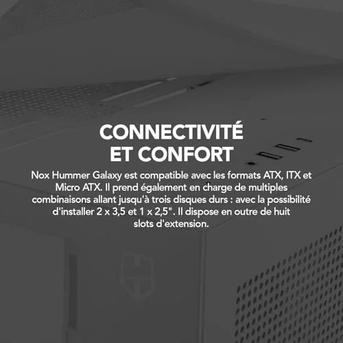 NOX Hummer Galaxy ATX RGB - vue 9