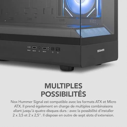 Nox Hummer Signal ARGB ATX RGB - vue 8