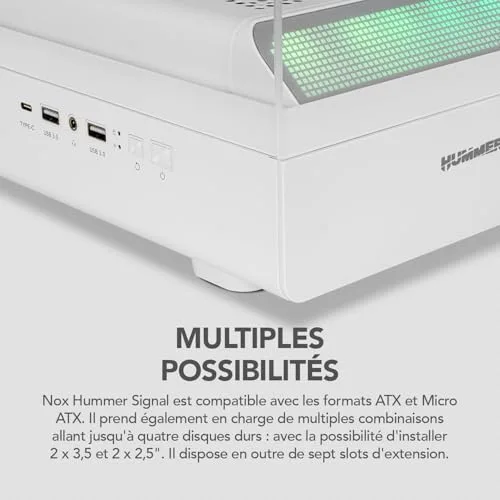 Nox Hummer Signal ATX RGB - vue 8