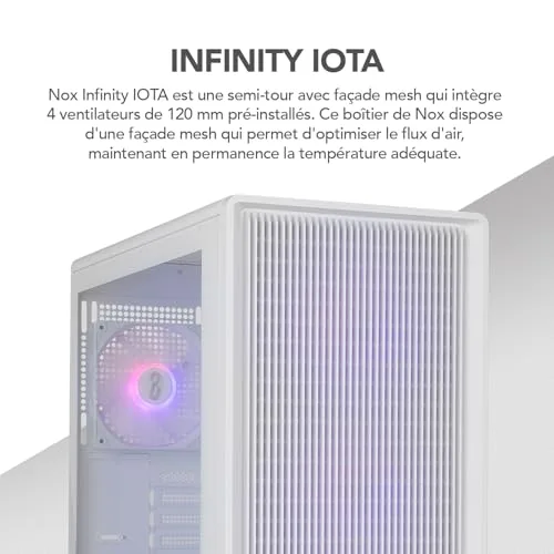 NOX Infinity IOTA Mesh ARGB White - vue 3
