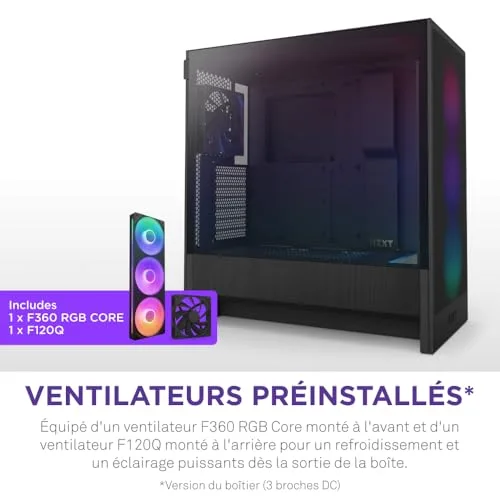 NZXT H5 Flow ATX RGB - vue 6