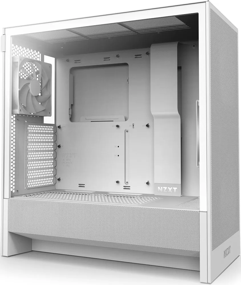 NZXT H5 Flow ATX White - vue 2
