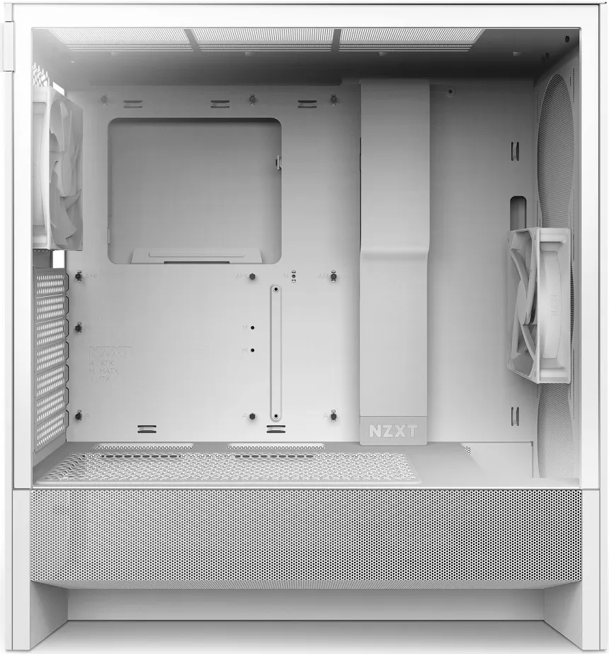 NZXT H5 Flow ATX White - vue 4