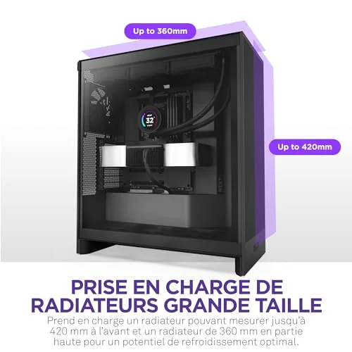 NZXT H7 Flow ATX - vue 5