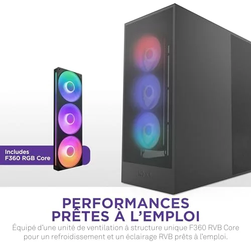 NZXT H7 Flow ATX RGB - vue 3