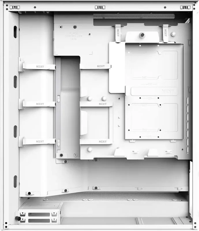NZXT H7 Flow White E-ATX - vue 4