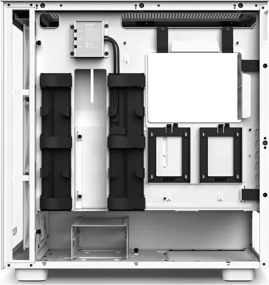 NZXT H71 EW mATX White - vue 5