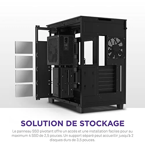 NZXT H9 Flow ATX White - vue 6