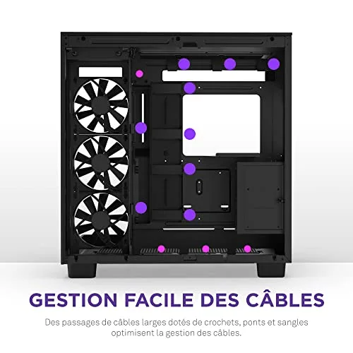 NZXT H9 Flow ATX White - vue 7
