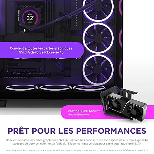 NZXT H9 Flow ATX White - vue 8