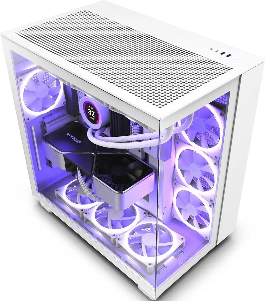 NZXT H9 mATX White - vue 2