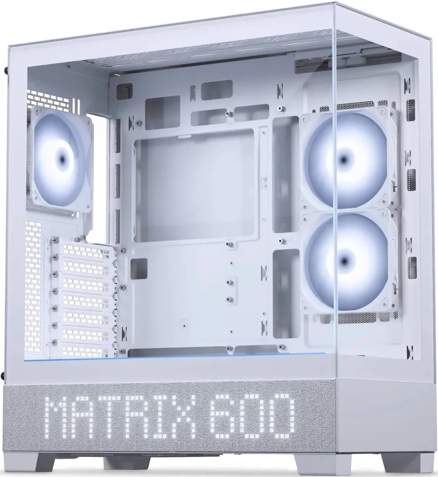 Phanteks XT View Matrix White E-ATX - vue 2