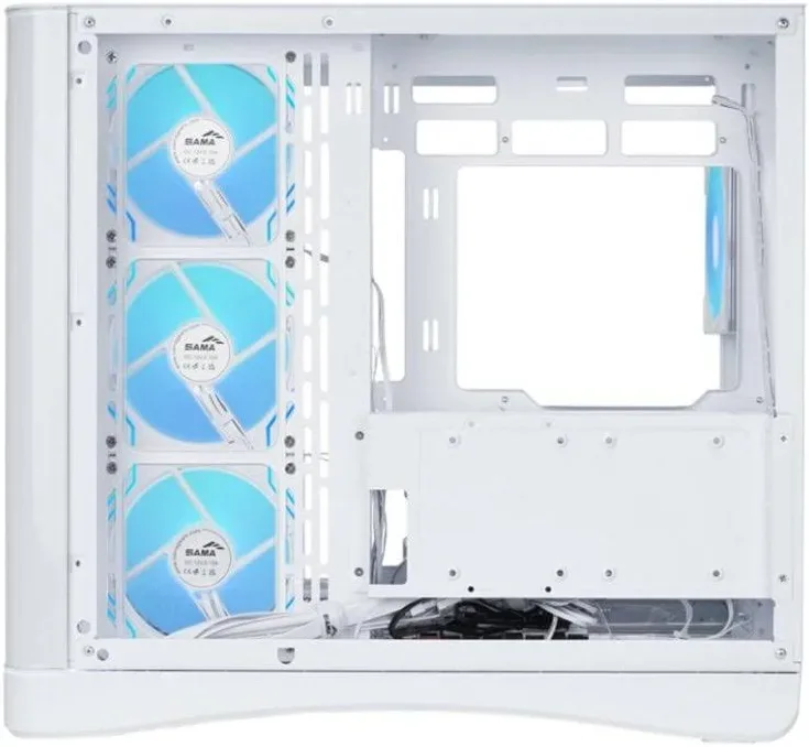 Sama Gears V62 ATX RGB White - vue 3